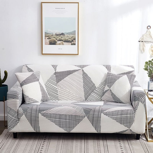 Printed Sofa Cushion Cover