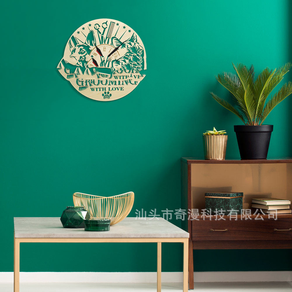 Modern Wooden Wall Clock