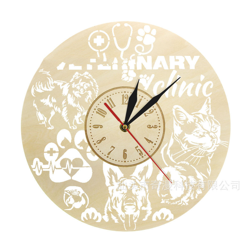 Modern Wooden Wall Clock