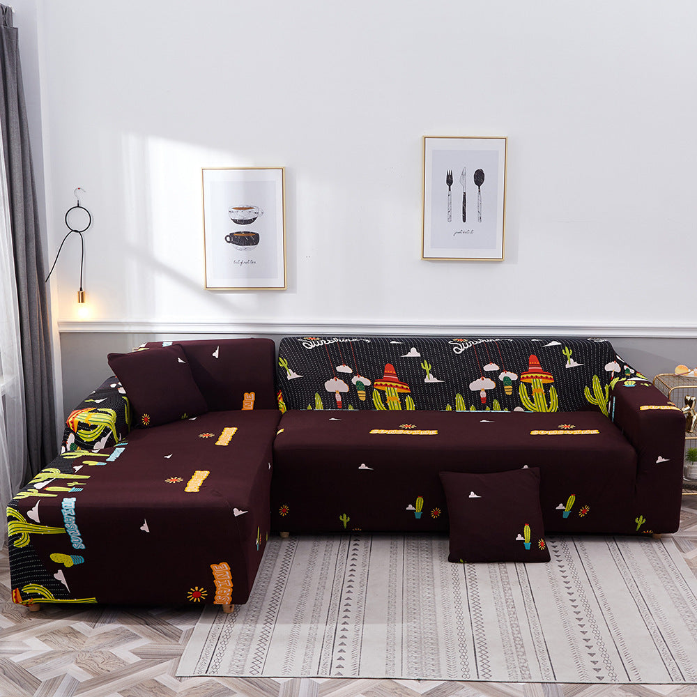 Printed Sofa Cushion Cover