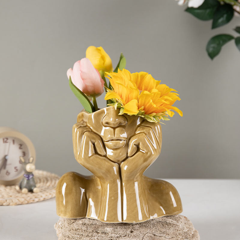 Ceramic Flowerpot Vases
