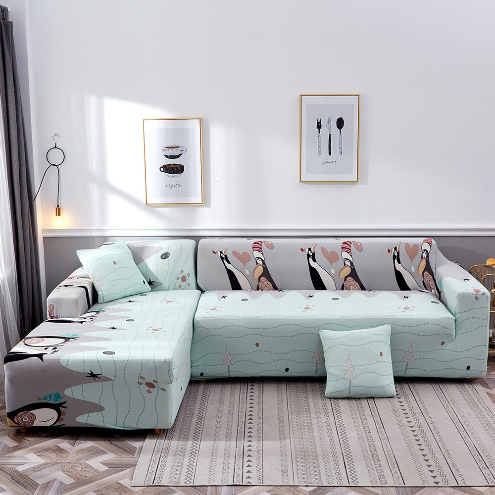Printed Sofa Cushion Cover