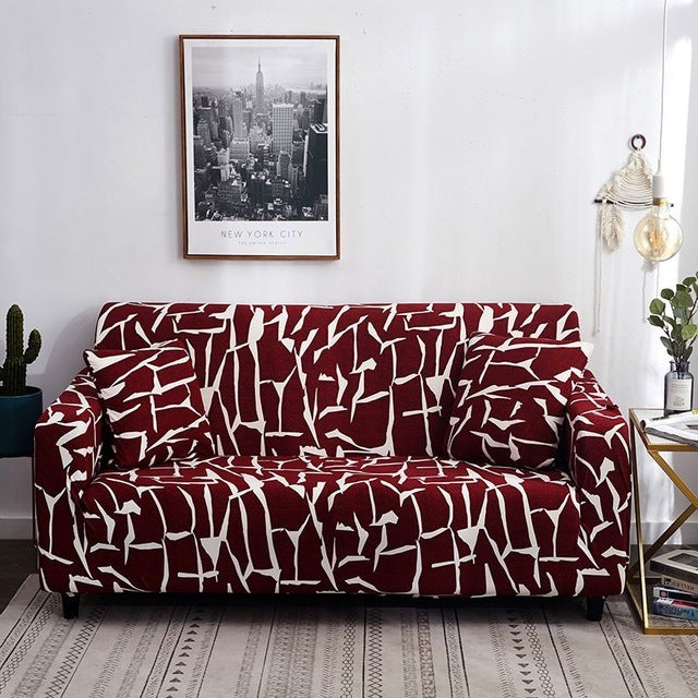 Printed Sofa Cushion Cover