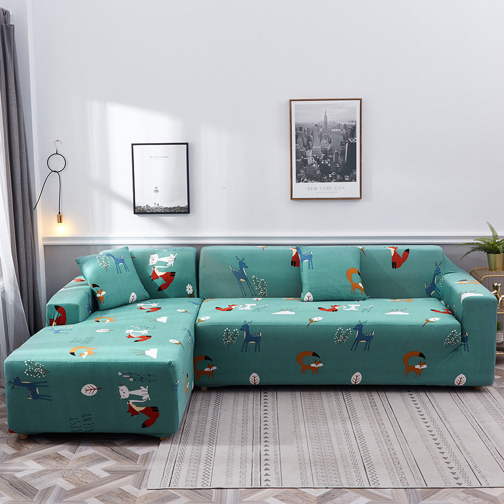 Printed Sofa Cushion Cover