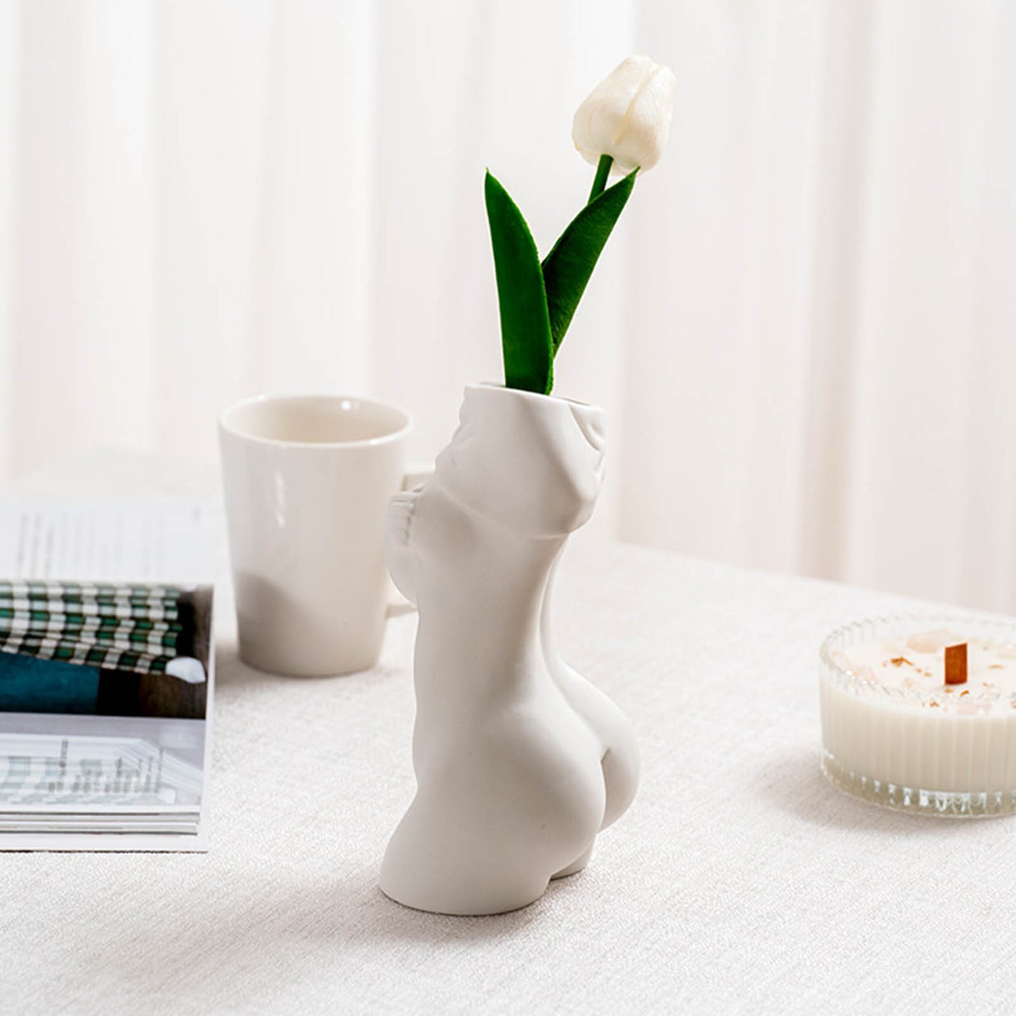 Human Ceramic Vases