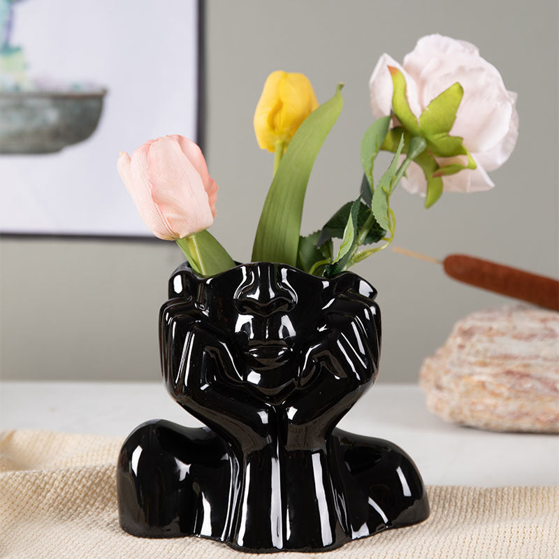 Ceramic Flowerpot Vases