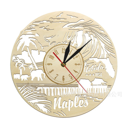 Modern Wooden Wall Clock