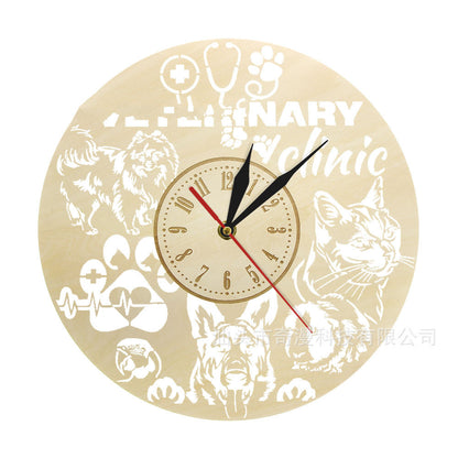 Modern Wooden Wall Clock