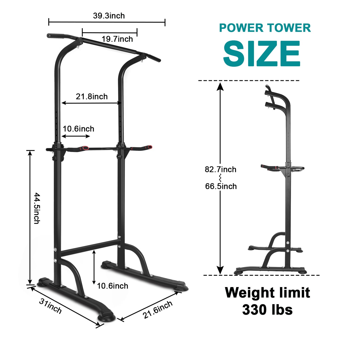 Power Tower Pull-Up/Dip Bar