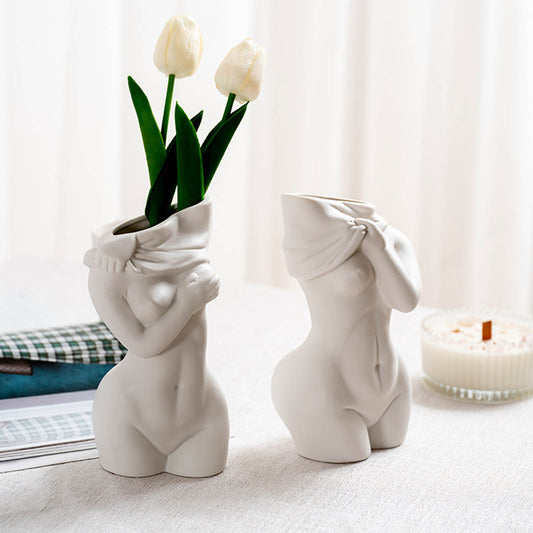 Human Ceramic Vases