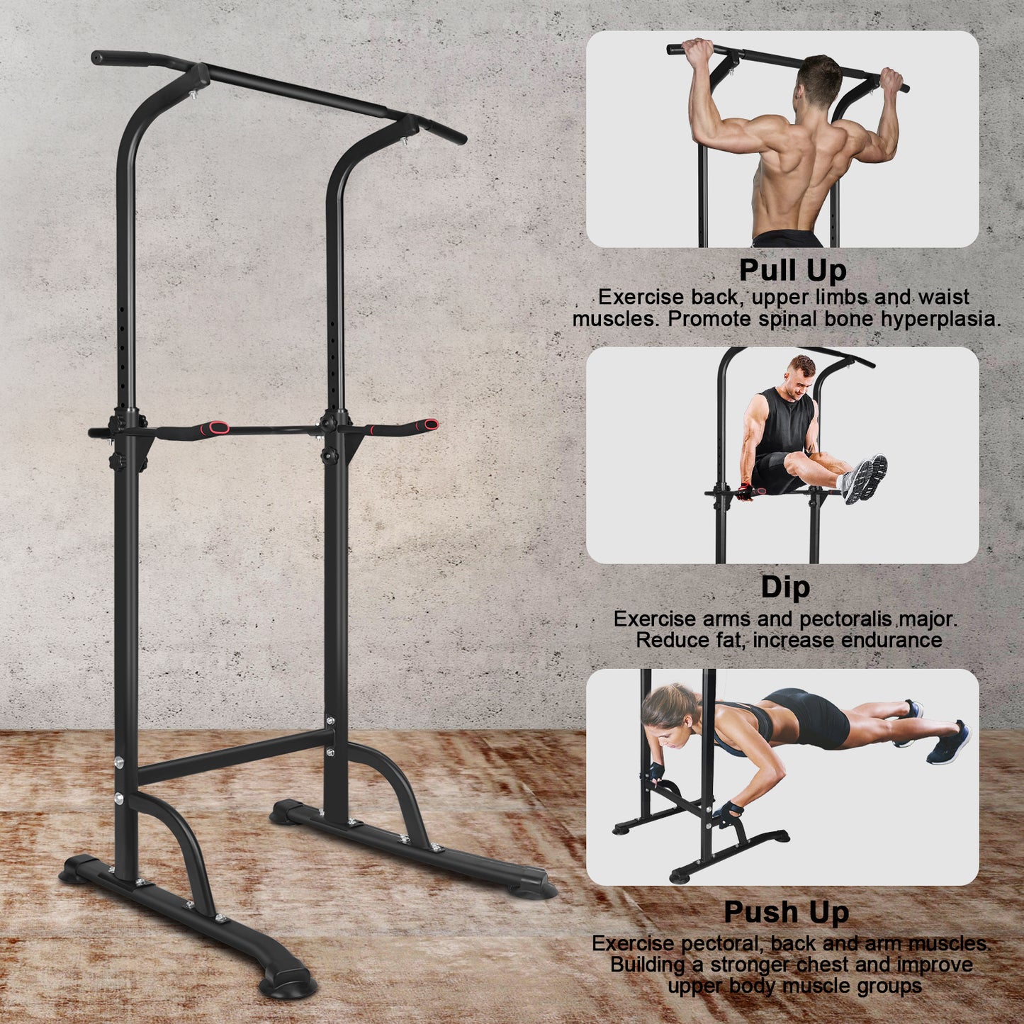 Power Tower Pull-Up/Dip Bar
